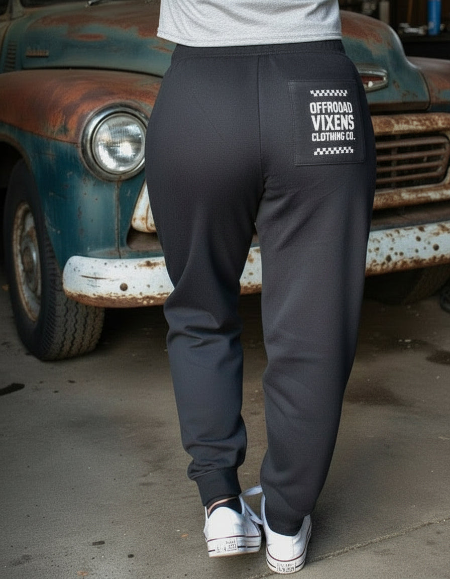 Off Road Vixins Checked Out Jogger Pant