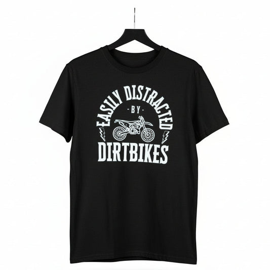 Kids Holeshot Easily Distracted By Dirtbikes Tee