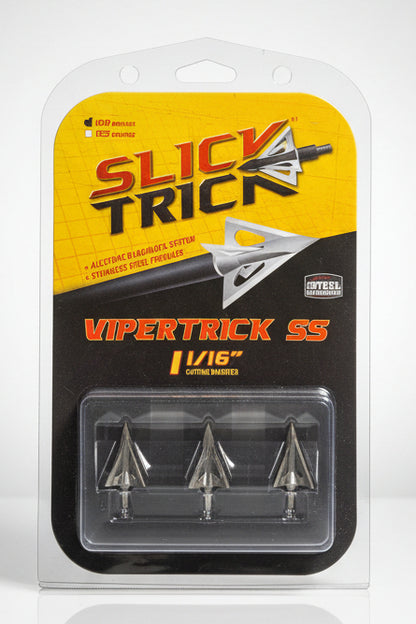 Slick Trick Viper Trick Broadheads Stainless Steel