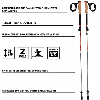 Alpha Aluminum Trekking Poles